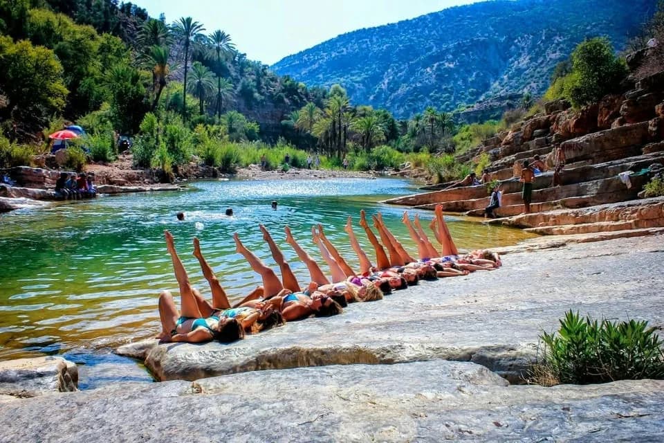 Türkise Pools des Paradise Valley