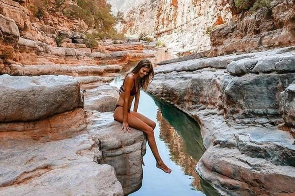 Naturpools des Paradise Valley