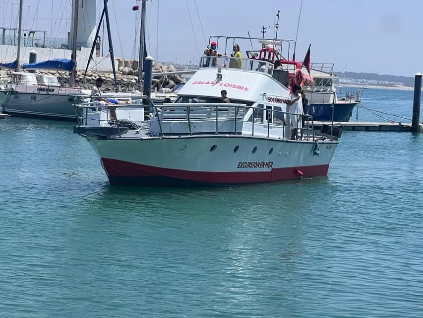 Paseo en barco frente a Agadir