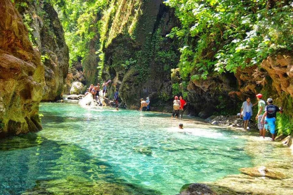 Akchour river and waterfalls