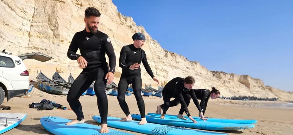 Cours de surf à Dakhla