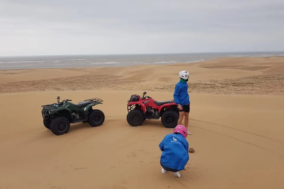 Quad en la playa de Essaouira