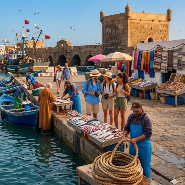 Essaouira blue port