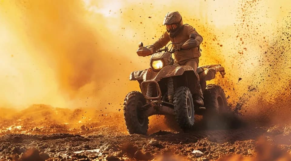 Quad und Kamel in der Agafay-Wüste