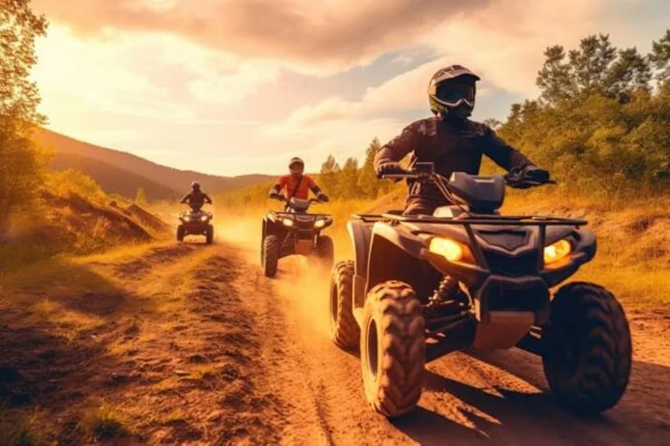 Quad in der Agafay-Wüste