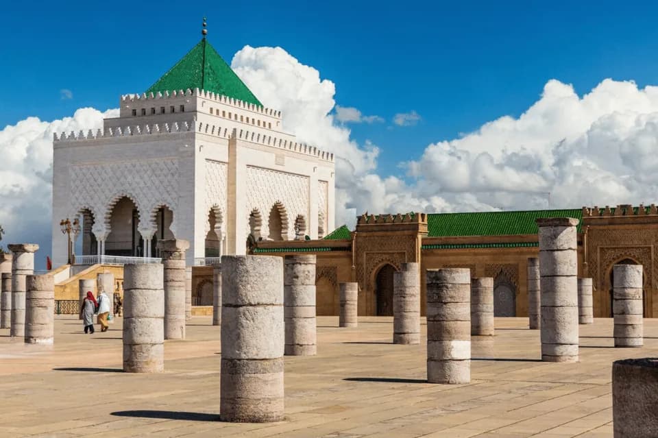 Mohammed V mausoleum in Rabat