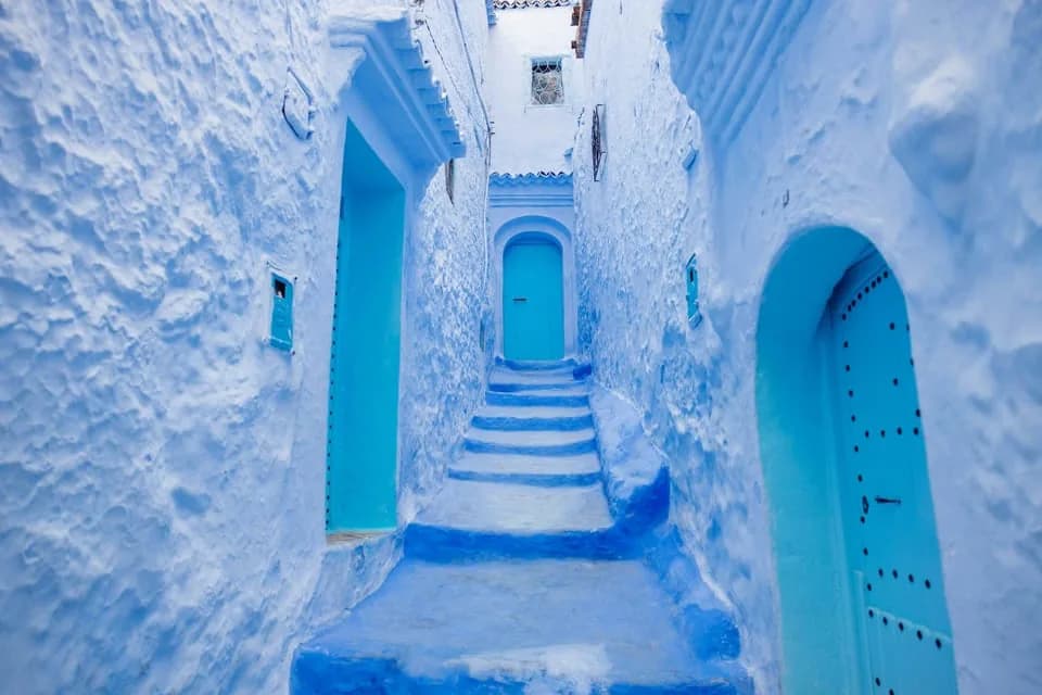 Blue streets of Chefchaouen