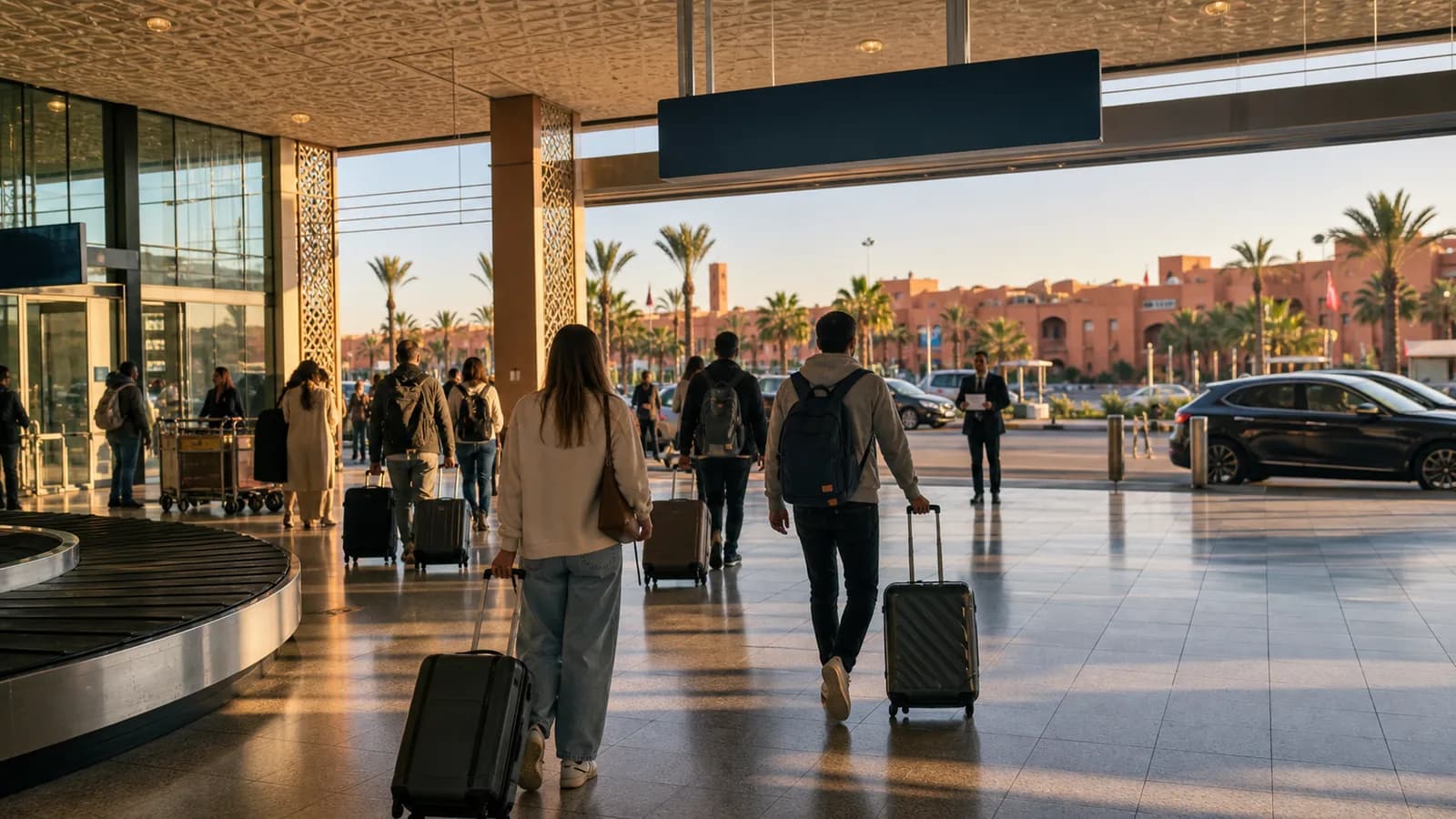 Ankunft am Flughafen Marrakesch: Transfer, Taxi und Tipps