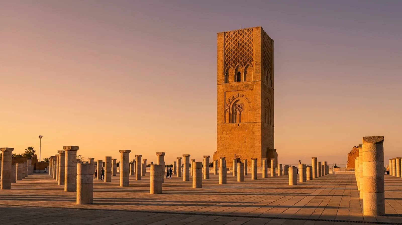 Tour Hassan à Rabat, capitale du Maroc
