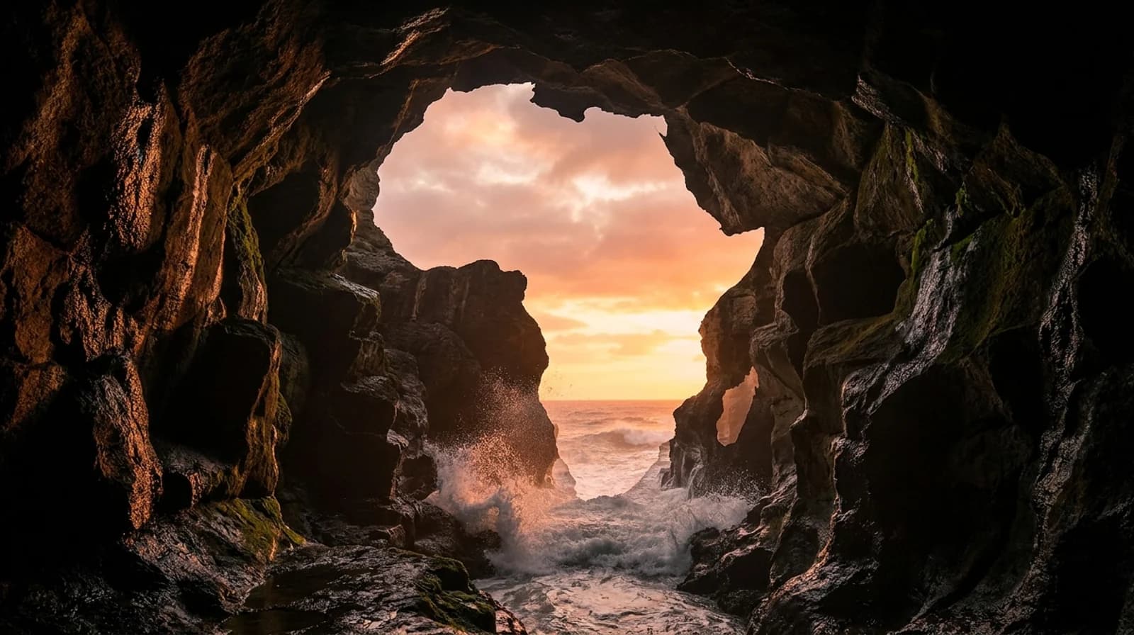 Grottes d'Hercule près de Tanger sur la côte atlantique